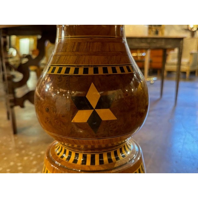 Mid 20th Century Mid 20th Century Italian Inlaid Sorrento Table For Sale - Image 5 of 6