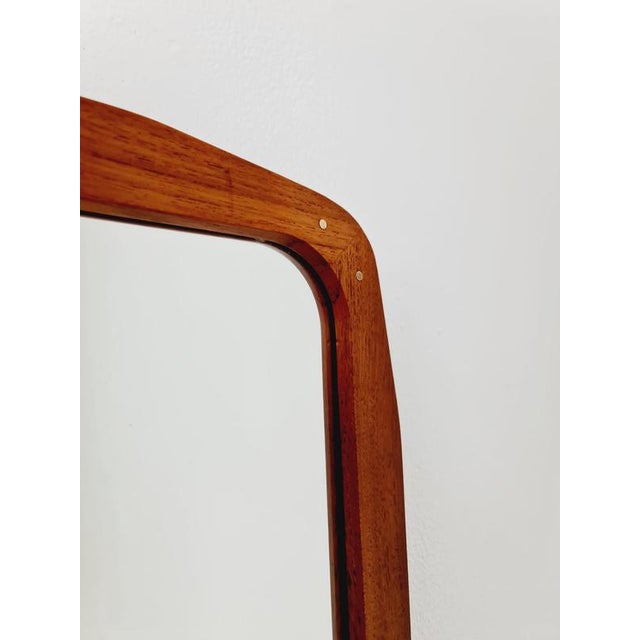 Large Vintage Danish Wall-Mounted Mirror, 1960s For Sale - Image 4 of 15