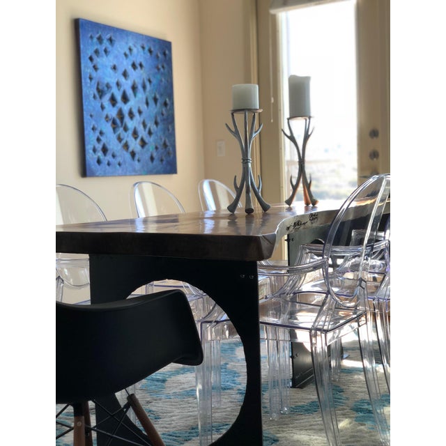 Live Edge Custom Dining Table For Sale - Image 12 of 14