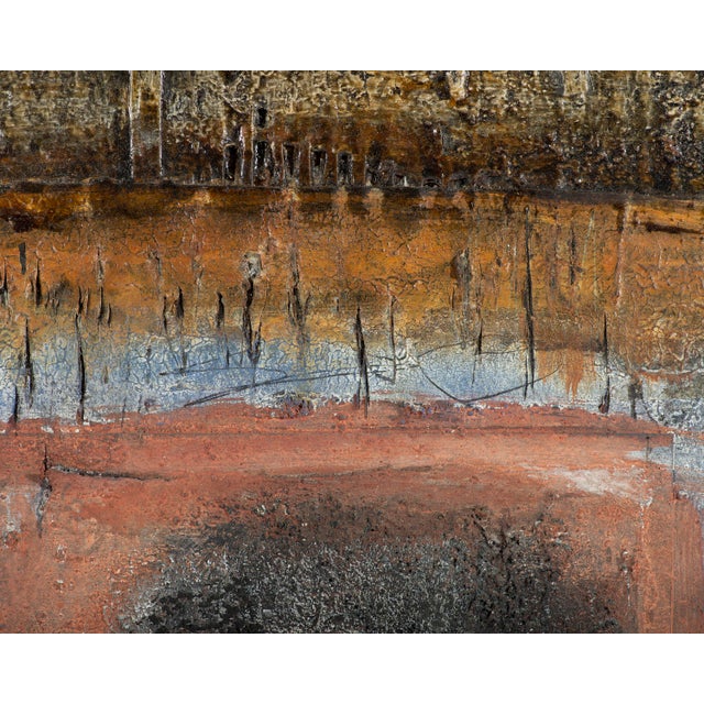 Black 2002 Signed “Asoko 28” Mixed Media Wall Assemblage by Juliet Holland For Sale - Image 8 of 10