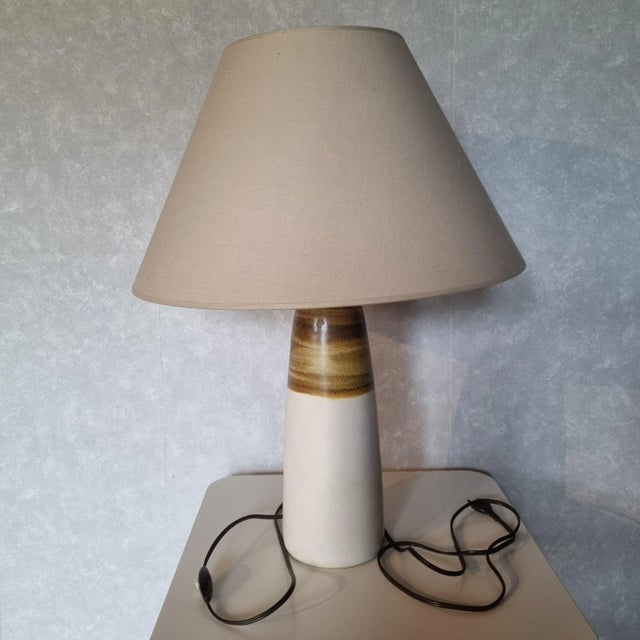 Ceramic Vintage Dutch Table Lamp, 1950s For Sale - Image 7 of 9