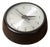 Small Mid-Century Satin Black GPO Slave Clock from Magneta, England, 1950s For Sale