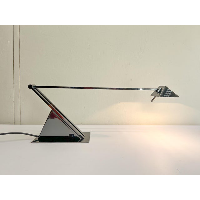 Art Deco Style Architectural Geometric Desk Lamp from Hillebrand Leuchten, 1980s For Sale - Image 12 of 18