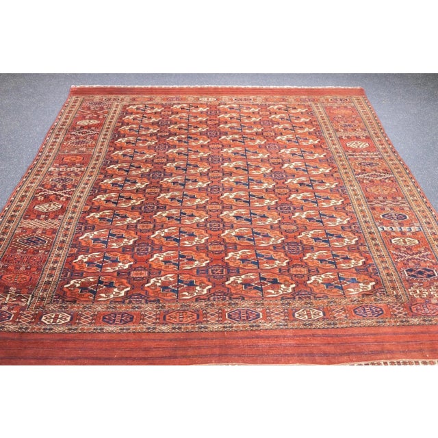Turkmen Rug 6'10'' X 9'4'' For Sale - Image 12 of 12