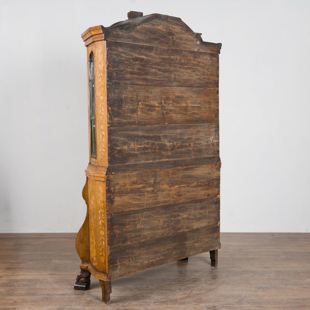 Early 19th Century Dutch Marquetry Inlaid Display Cabinet For Sale - Image 18 of 18