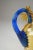 Italian Murano Liberty-Style Blue and Yellow Glass Pitcher, 20th Century For Sale - Image 6 of 12