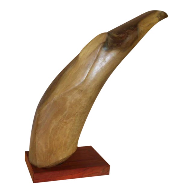 1960s Wood Sculpture For Sale