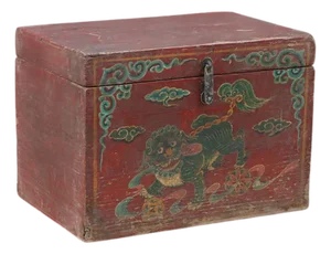 Vintage Chinese Painted Chest