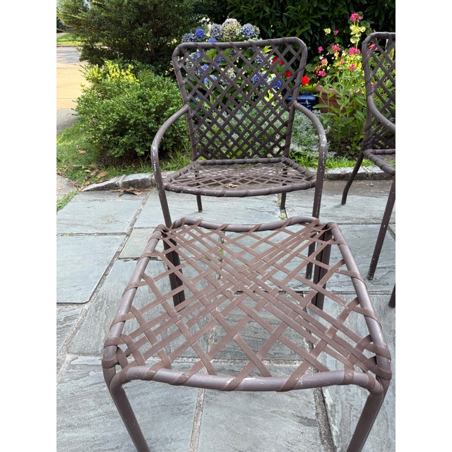 Mid 20th Century Vintage Brown Jordan Tamiami Patio Set, 7 Pieces For Sale - Image 5 of 12