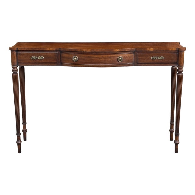 Mahogany Console Table by Arthur Brett, 1950s For Sale