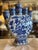Vintage Chinese Blue and White Tulip Vase Vase For Sale - Image 9 of 9
