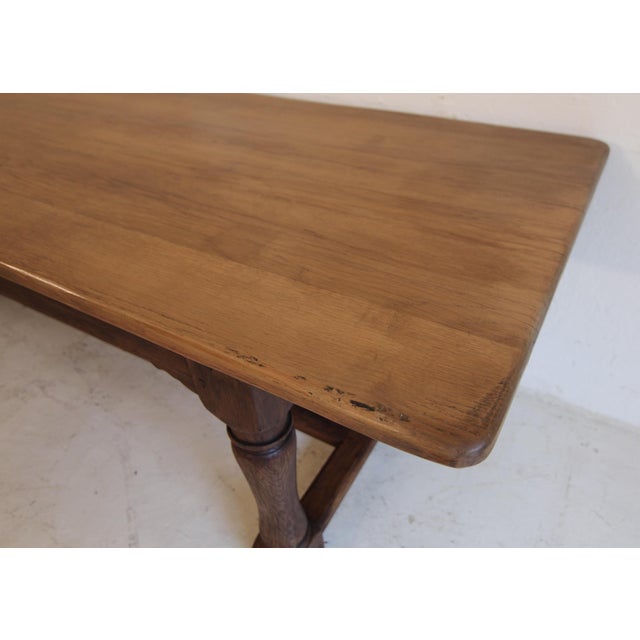 Large Oak Dining Table, 1920s For Sale - Image 14 of 18