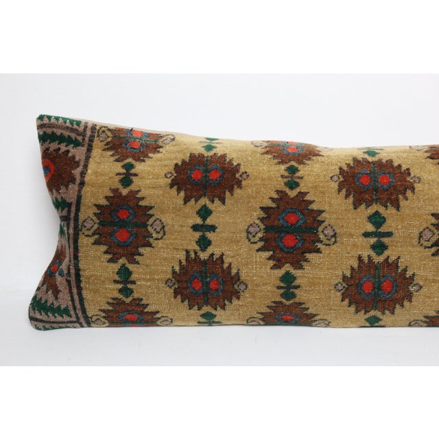 Handwoven Bohemian Home Decor Turkish Rug Pillow Cover -12'' X 45'' For Sale - Image 4 of 9