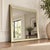 Transitional Champagne Silver Square Wall Mirror For Sale - Image 4 of 4