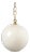 Jamie Young Camber 1-Light Blown Glass Pendant, Taupe For Sale