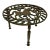 Late 19th Century English Brass Trivet Stand For Sale