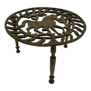 Late 19th Century English Brass Trivet Stand