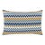 Scalamandre 22" x 14" Rainbow Mountain Crewel Pillow in Denim Gold For Sale
