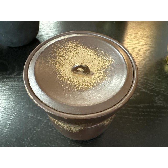 Tea Ceremony Water Pot Mizusashi, Japan, 1960s For Sale - Image 4 of 9