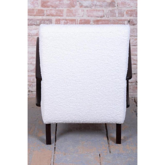 Czech Art Deco Model C Armchair attributed to J. Halabala, Up Závody, 1940s For Sale - Image 6 of 18