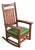Stickley Brothers Style Antique Mission Oak Arts & Crafts Rocking Chair, Circa 1900 For Sale
