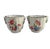 Mediterranean 1970's Petite Italian Mottahedeh Floral Cachepot's - a Pair For Sale - Image 3 of 5