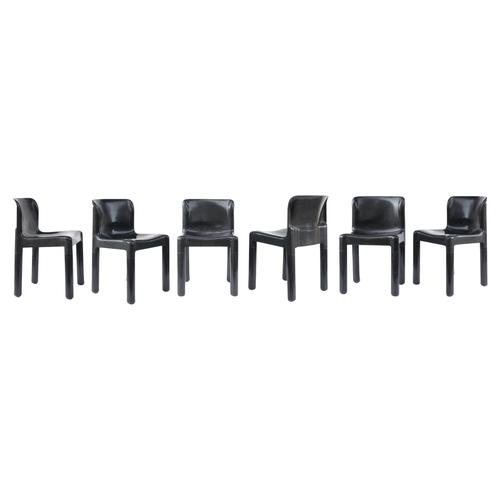 1970s Mod. 4875 Chairs by Carlo Bartoli for Kartell, 1970s, Set of 6 For Sale - Image 5 of 5