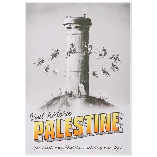 Banksy's Palestine Poster, 2018 For Sale