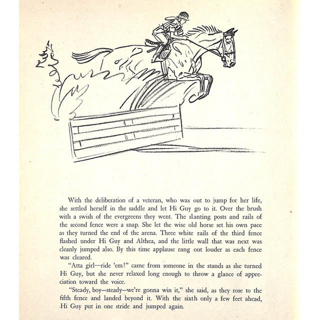 1940s Original 1944 Pencil Drawing From Hi, Guy! The Cinderella Horse by Paul Brown 7 For Sale - Image 5 of 6