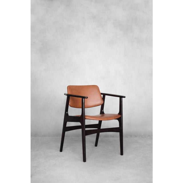 Mid-Century Scandinavian Modern Mahogany Office Chair, 1960s For Sale - Image 16 of 16