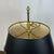 Vintage Baldwin Solid Brass Bouillotte 2 Arm Candlestick Table Lamp with original shade. Ships quickly via FedEx Home...