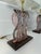 2000 - 2009 Art Deco Style Pink Murano Glass Table Lamps, 2000s, Set of 2 For Sale - Image 5 of 10