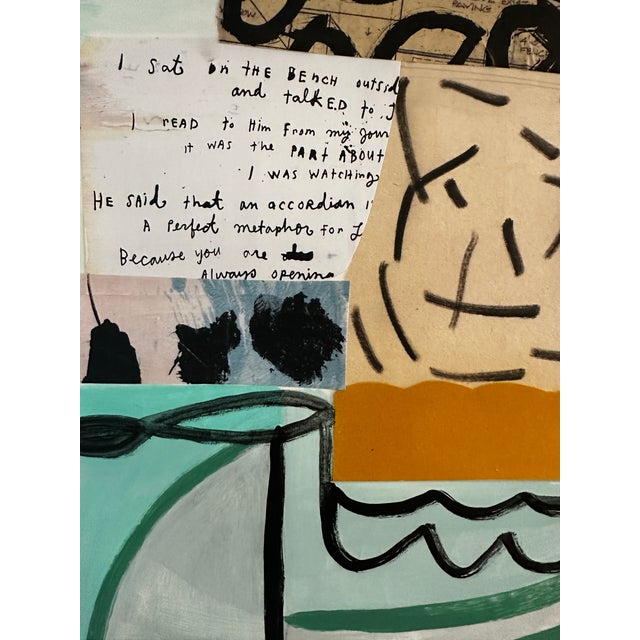 Framed Original Contemporary Abstract Mixed Media Art by Michael Sanchez For Sale - Image 4 of 7