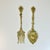 Vintage Home is please to present this set of Fork and Spoon Serving Utilities. These are Italian in the highly ornate...
