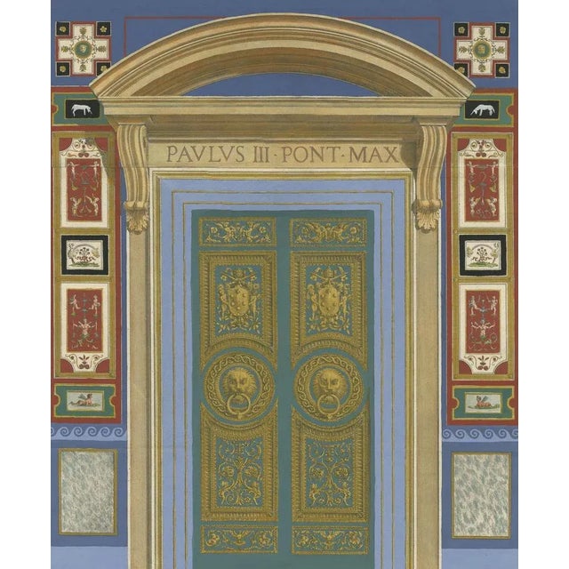 Ottoviani, Illustration of a Religious Fresco or Decorative Pilaster, 1775, Print For Sale - Image 4 of 5