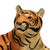 Figurative Large Hand-Painted Lomonosov Porcelain Lying Tiger by Boris Vorobiev For Sale - Image 3 of 10