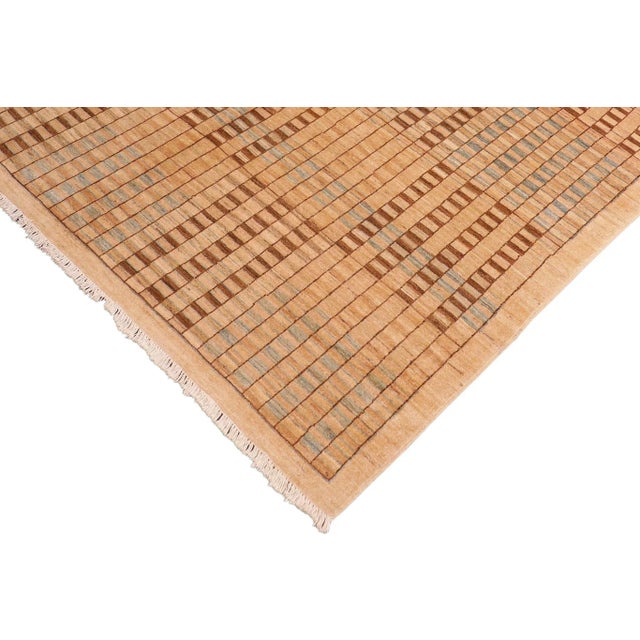 1990s Boheiman Gabbeh Tan/Brown Wool Rug - 6'0" X 8'6" For Sale - Image 4 of 10