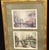 Vintage Framed Triptych Parisian Street Scenes Lithograph Prints by Georges B. For Sale In New York - Image 6 of 10