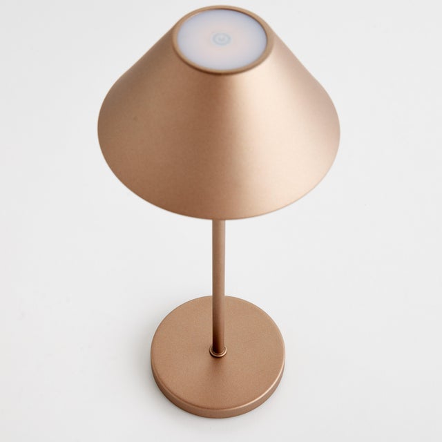 Kenneth Ludwig Chicago Alluna Cordless Led Lamp 14" - Bronze For Sale - Image 4 of 7