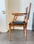 1920s Classic Executive Armchair in Cherry Wood and Leather, 1920 For Sale - Image 5 of 10