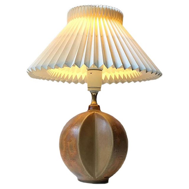 Vintage Danish Ceramic Table Lamp by Heico Nietzsche for Søholm, 1970s For Sale - Image 13 of 13