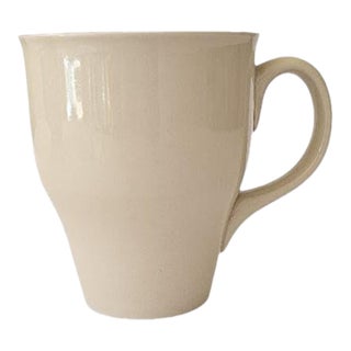 Russel Wright Oneida 4-1/2" Tall Mug in Linen White - New - Unused - Euc For Sale