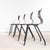 Laminated Ebonised Gun Metal Dining Chairs, 1960s, Set of 6 For Sale - Image 6 of 12
