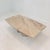 Very nice Italian coffee table handcrafted out of marble, 1970s. The beautiful top is rounded on the edge. It is made of...
