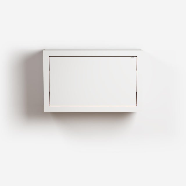 80x50x20 Folding Wall Desk with Storage from Ambivalenz For Sale - Image 4 of 18