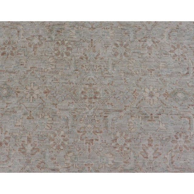 Keivan Woven Arts Tabriz Designed Rug All-Over 6'1 X 9'2 For Sale - Image 11 of 15