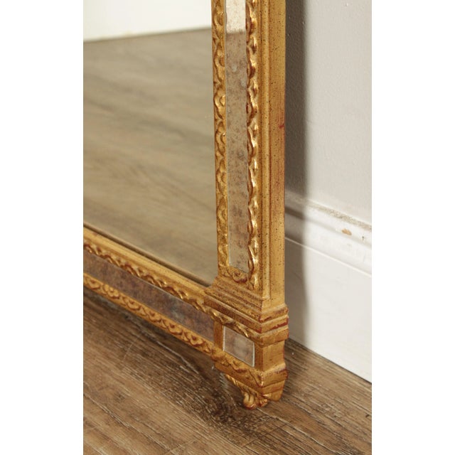 LaBarge Italian Rococo Style Giltwood Carved Wall Mirror For Sale In Philadelphia - Image 6 of 13