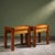 Mid-Century Modern Pine Stools with Curved Seats, France, Set of 2 For Sale - Image 3 of 12