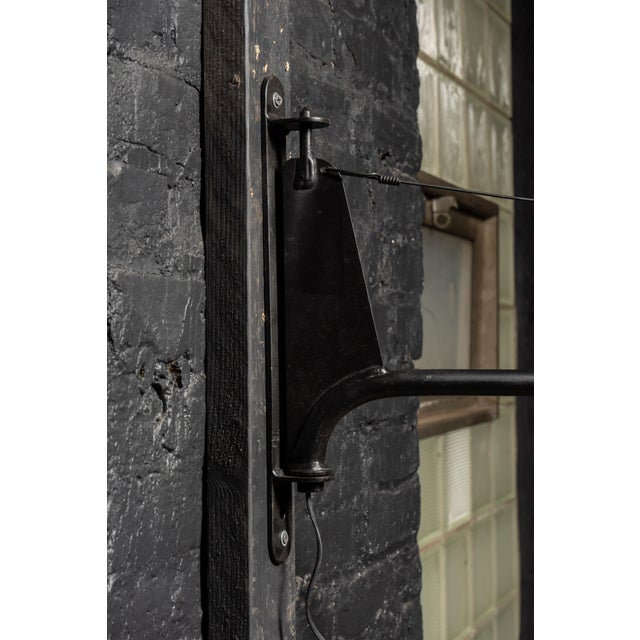 Early 20th Century Antique Industrial Swing Arm Lamp For Sale - Image 5 of 6