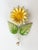 Vintage Tole Yellow Daisy Wall Hook For Sale In Dallas - Image 6 of 7